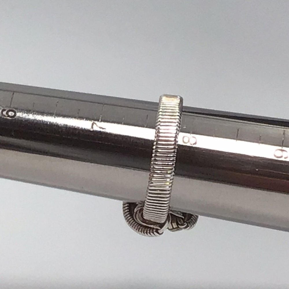 Sterling Silver Handcrafted Wrapped Ring Lapis La… - image 7